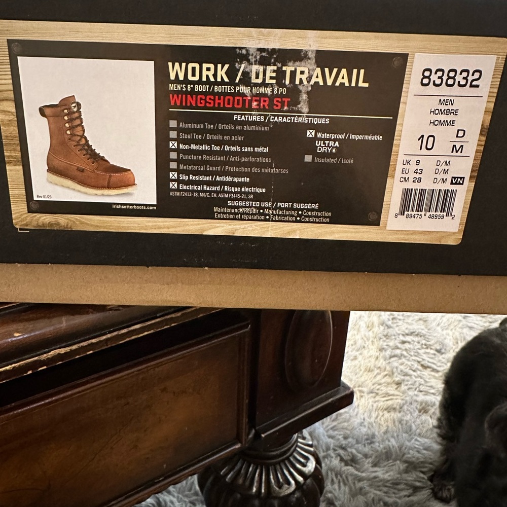 8” Red Wing Shoes, Work Boots